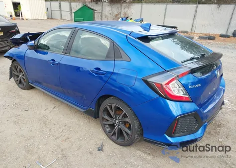 2018 Honda Civic Sport from USA, damaged, VIN SHHFK7H42JU406268